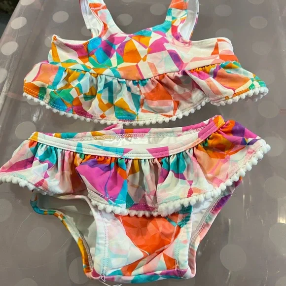 Posh Peanut 0-3 month bikini swim suit for baby girl - Picture 1 of 4